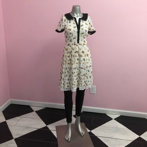 Mod Cloth Pleated Dress